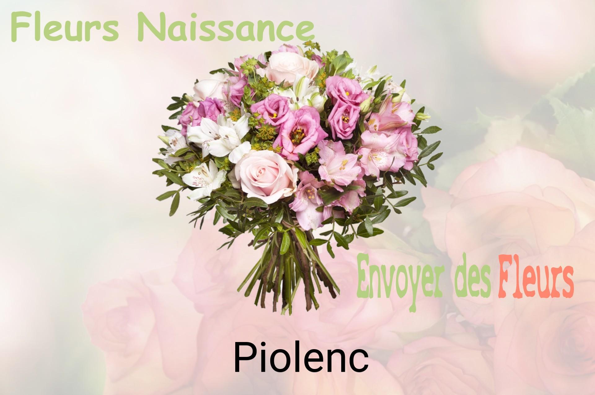 Bouquet de fleurs de naissance livré à Piolenc